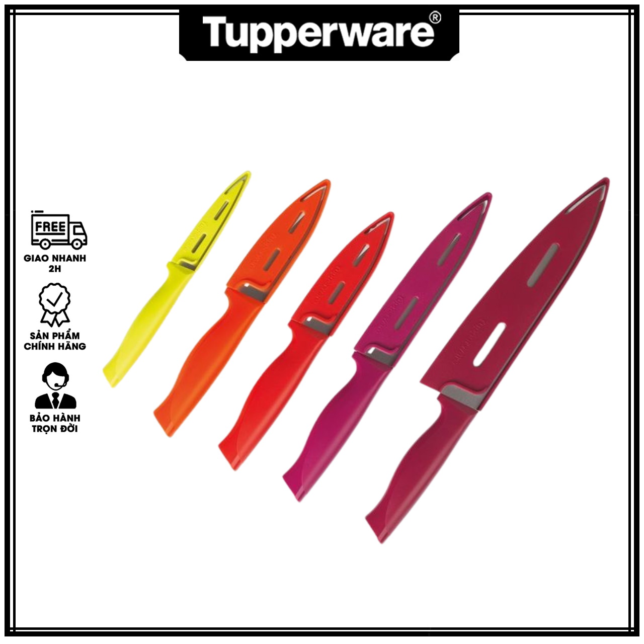 Bộ Dao Essential Set 5 cây - Tupperware