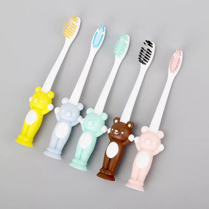 [xả kho]Set 4 bàn chải hình thú xuất Nhật cho bé yêu