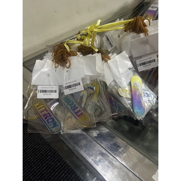 Móc Khoá Titan Chữ Ohlins/Nitron/Takegawa/Yoshimura/Brembo