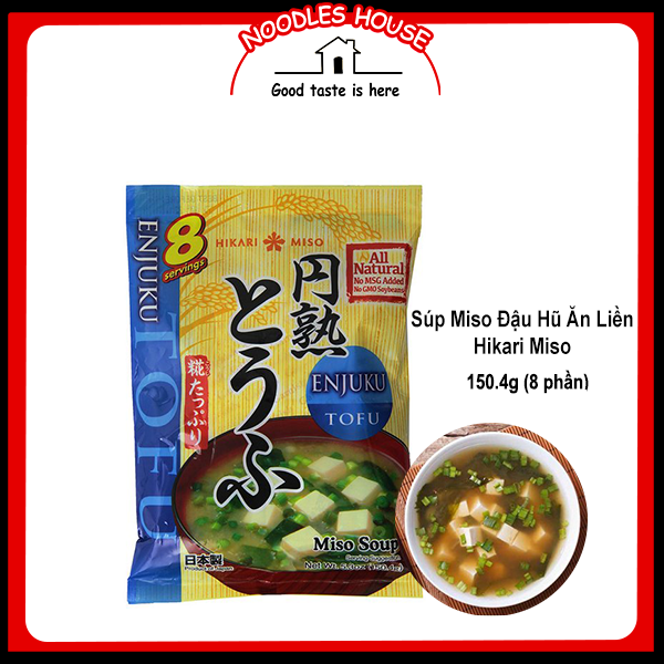 (Instant Soup) Súp Miso Nhật Ăn Liền Hikari Các Loại