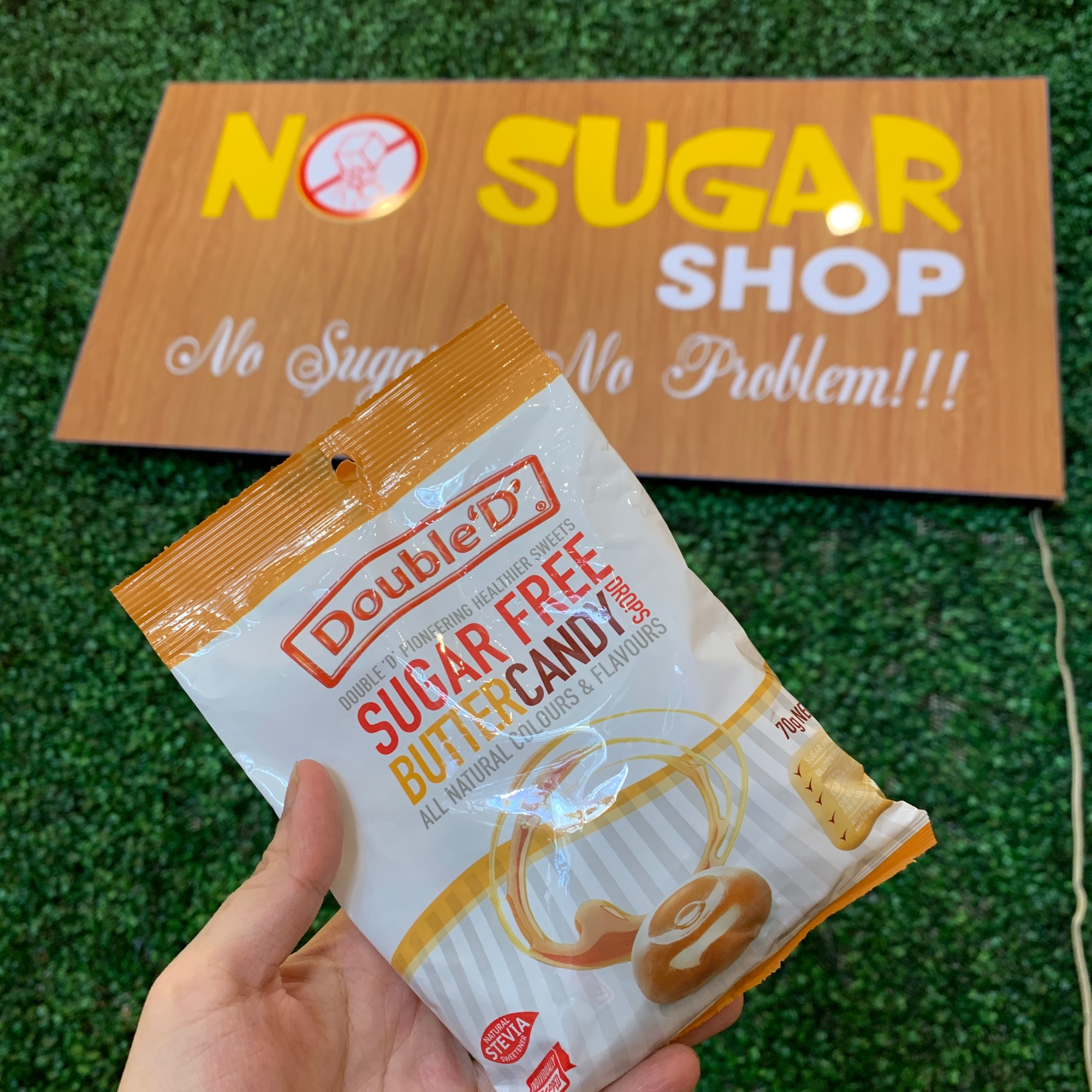 Kẹo Double’D sugar free butter drops