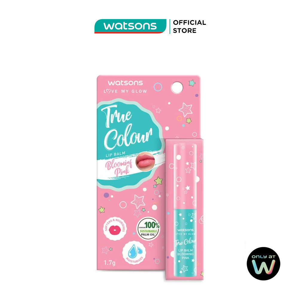 Son Dưỡng Có Màu Watsons True Color Blooming Pink 1.7g