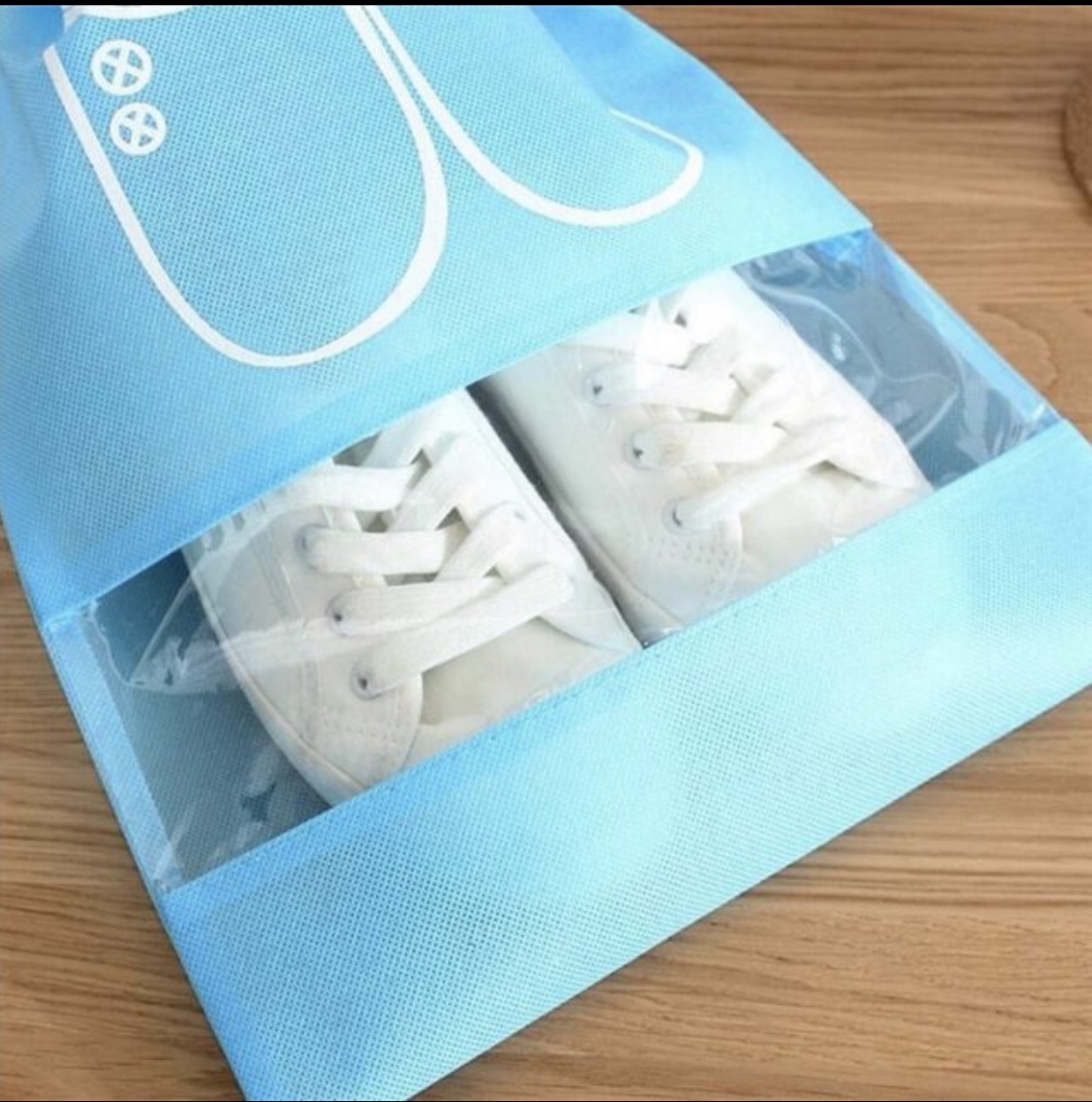 Túi đựng giày dép dây rút tiện ích