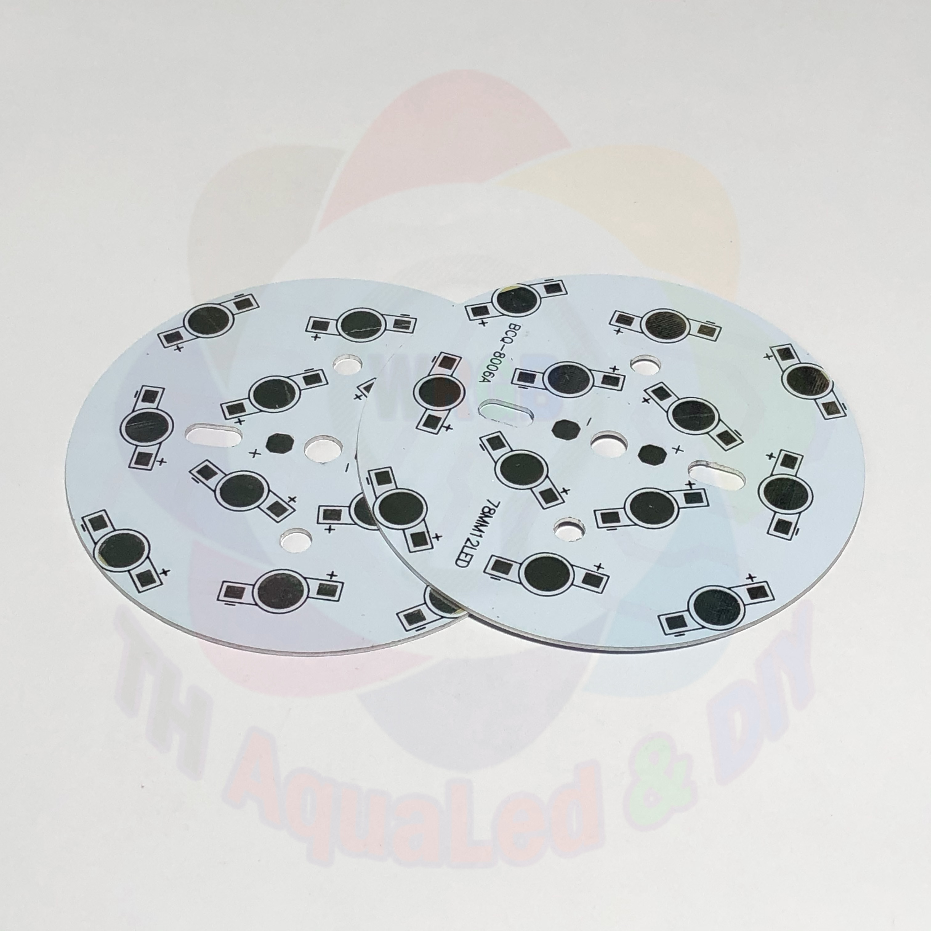 Mạch LED tròn 12 chip 78mm đế mạch 12 led nối tiếp sử dụng led luxeon mạch chuẩn dày tối ưu hóa điện năng và công suất
