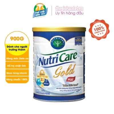 Sữa bột Nutricare Gold dinh dưỡng bồi bổ, phục hồi sức khoẻ 900g
