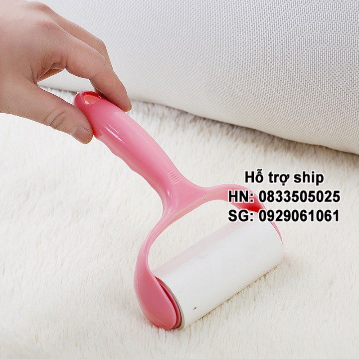 Hanpet - CÂY LĂN BỤI QUẦN ÁO. Cây Lăn Bụi Đa Năng ( Lông Động Vật, Sợi Vải, Đồ Da, Chăn Nệm, Ghế Salon) dính lông chó mèo cây lăn lông chó / cây dính lông thú cưng / lõi cây lăn lông / nhặt lông chó mèo