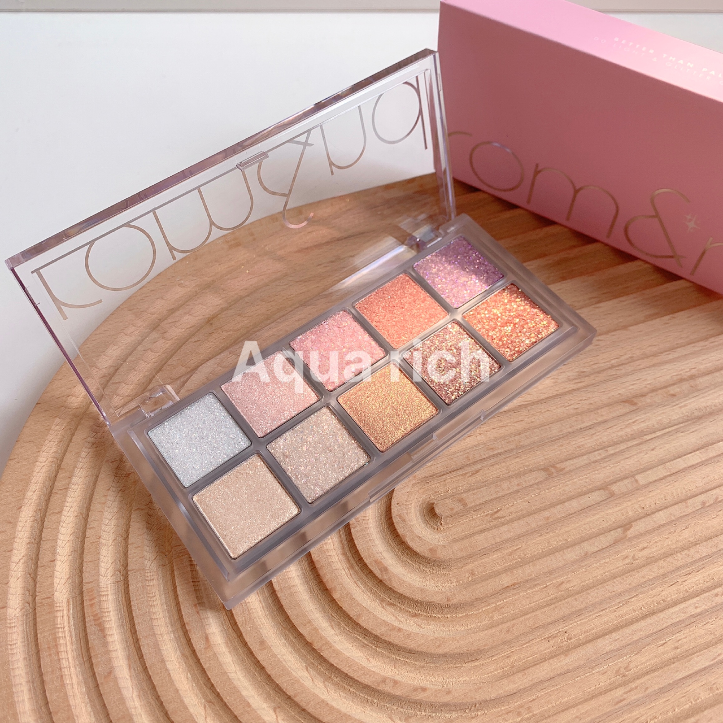Bảng Phấn Mắt 10 Ô Romand Better Than Eye Palette - Nhũ - Phấn [00 - 01 - 02 - 07 - 08 - 09]
