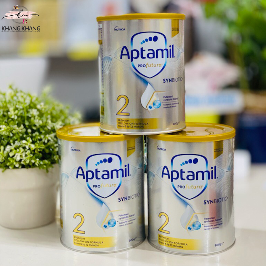 Aptamil Australian Milk, Complete with Numbers 1, 2, 3, 900g Cans
