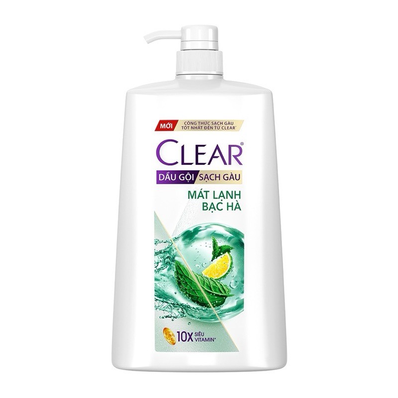 DẦU GỘI CLEAR MÁT LẠNH BẠC HÀ 1,4 Kg