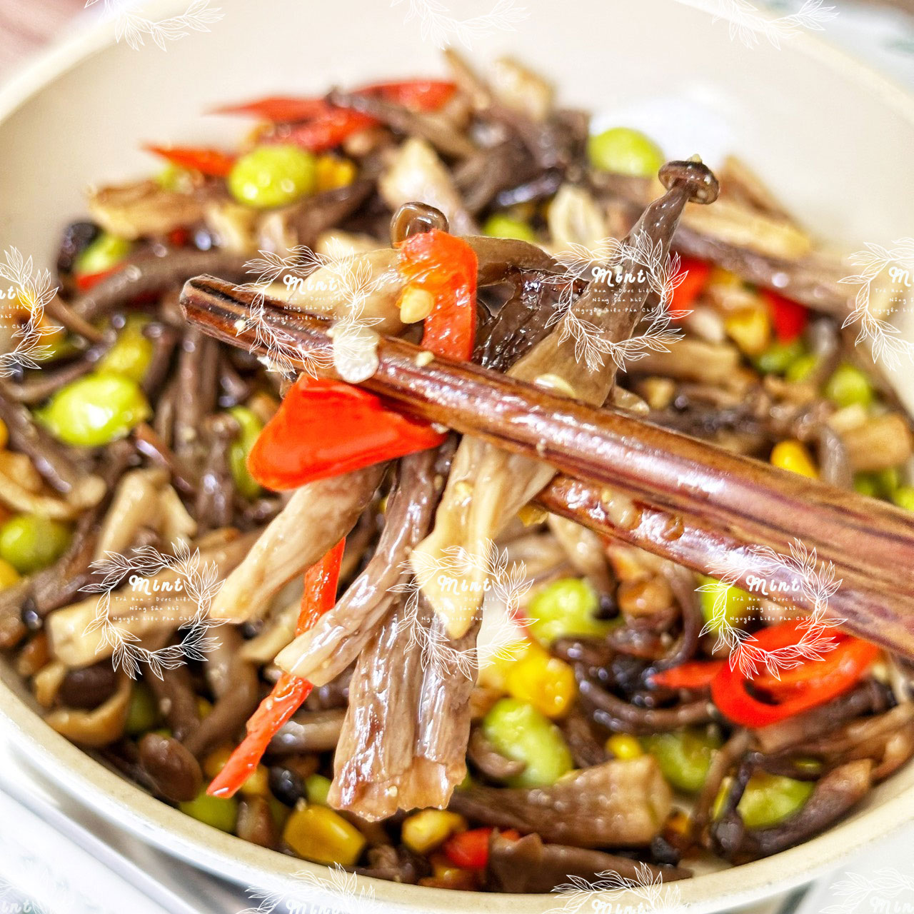 Nấm Lộc Nhung Khô (Nấm Nhung Hươu - Nấm Nhung Gạc) Túi 100Gr
