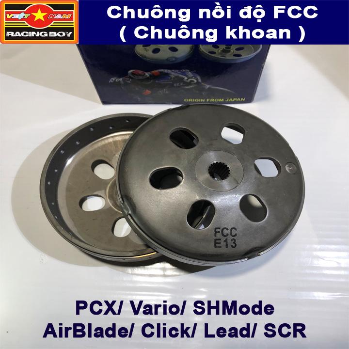 Chuông nồi độ FCC - Tăng tốc mượt, Chống rung đầu cho xe PCX, Vario, SHVN, SHMode, AirBlade, Click, Lead, SCR