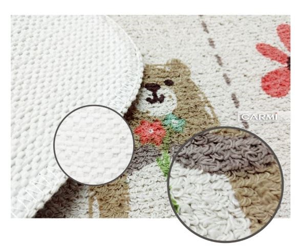 Thảm chùi chân CARMI 37*58 cotton Honey Bear