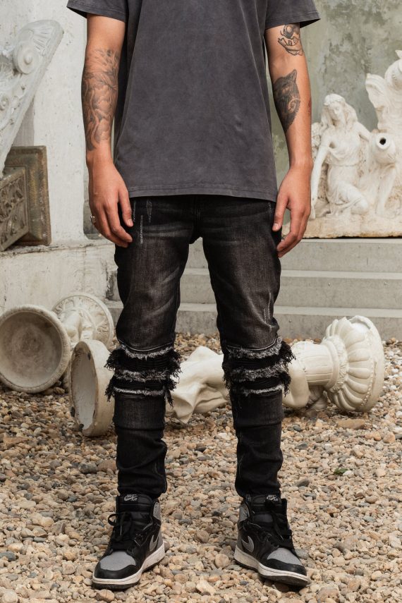 Quần jean nam MIKENCO Distressed Jeans