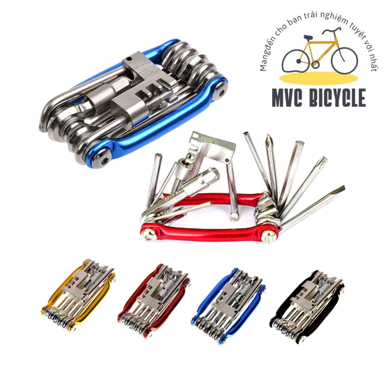 bộ công cụ sửa xe đạp đa năng Cool change nhôm