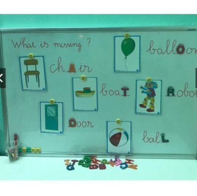 Bộ chữ số gỗ nam châm (Wooden Magnetic Letters/Numbers)