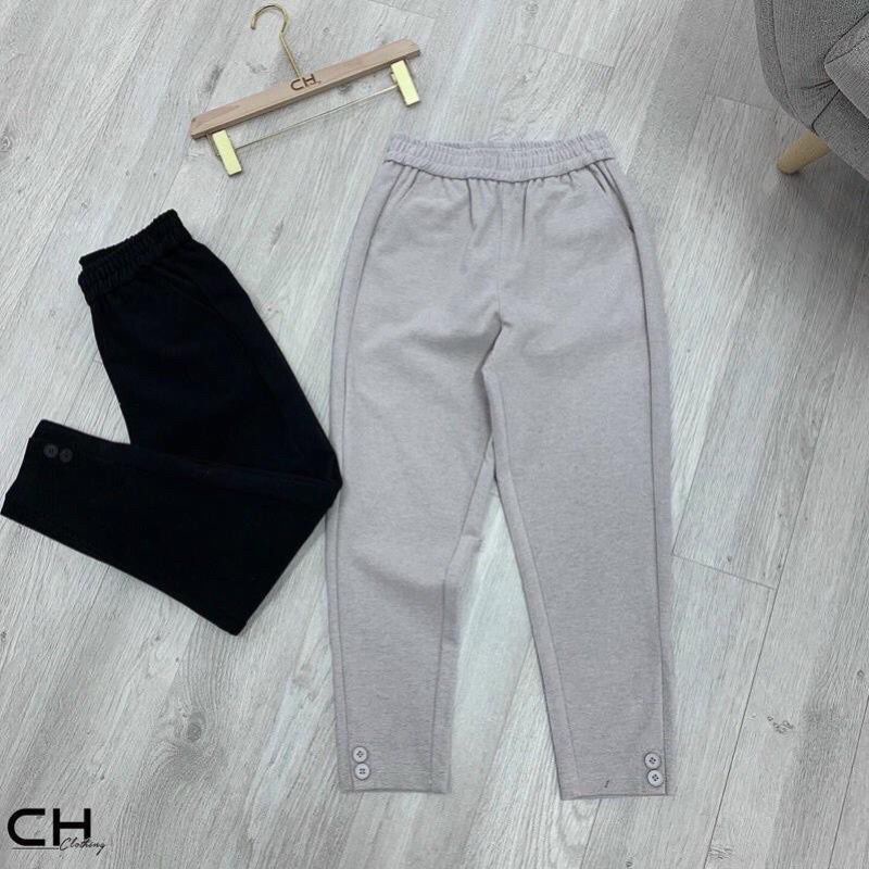 Quần Baggy Nữ Chất Dạ Cạp Chun