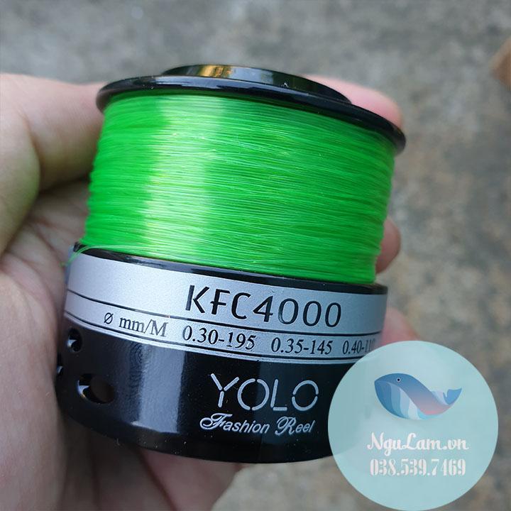 Máy câu cá Yolo KFC4000 tặng cước cuốn sẵn