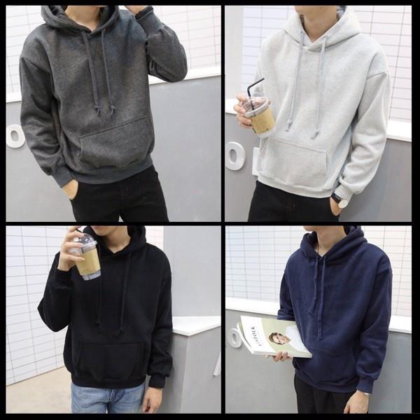 Khoác hoodie nam trơn - KB148