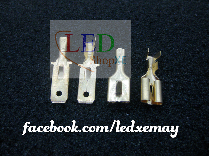 50 Đầu cos đực 6.3mm