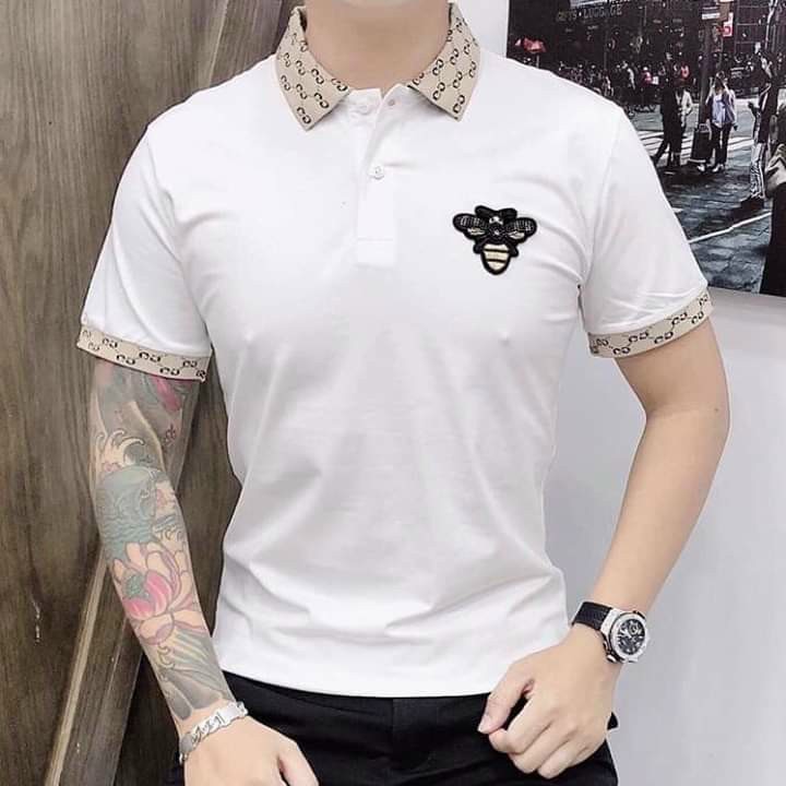 [GIÁ RẺ VÔ ĐỊCH ] Siêu Phẩm Áo Thun Nam Tay Ngắn Cổ POLO LOGO Con Ong Cao Cấp Phong Cách Hàn Quốc - Chất Vải Dày Dặn Chuẩn Men Phái Nam ( HÀNG BAO ĐẸP Y HÌNH 100% )
