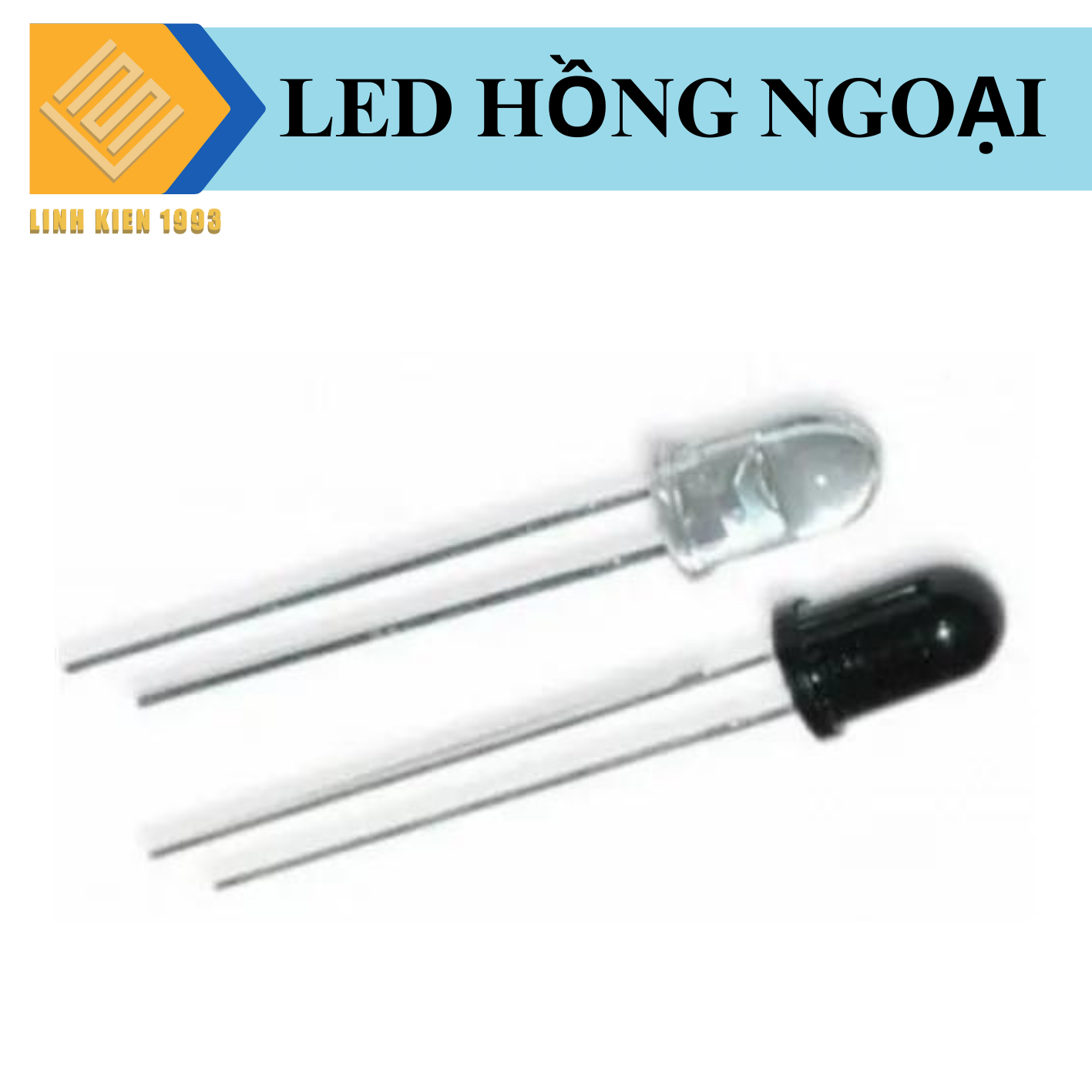 ( 5 cặp ) Led thu phát hồng ngoại 5mm