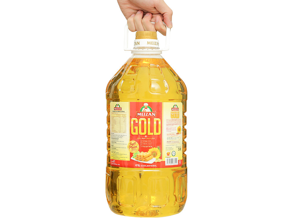 Dầu ăn cao cấp Meizan Gold can 5 lít