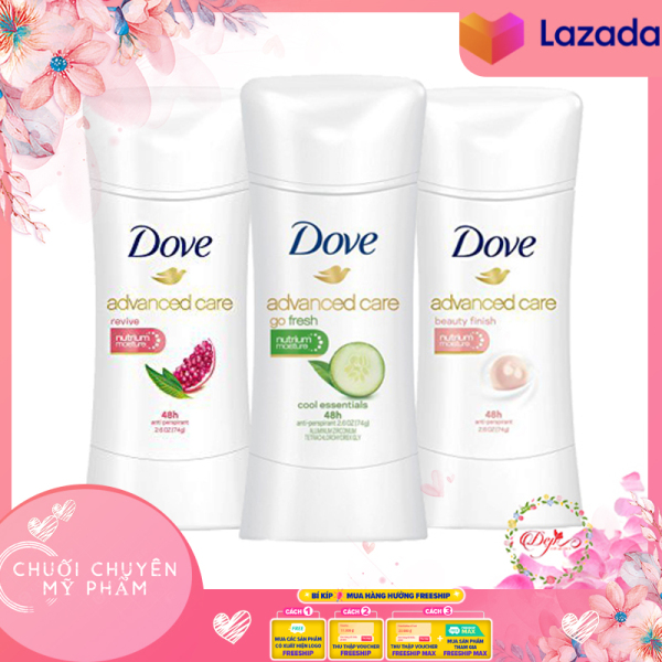 Sáp Khử Mùi Nữ Dove Advanced Care 74g nhập khẩu