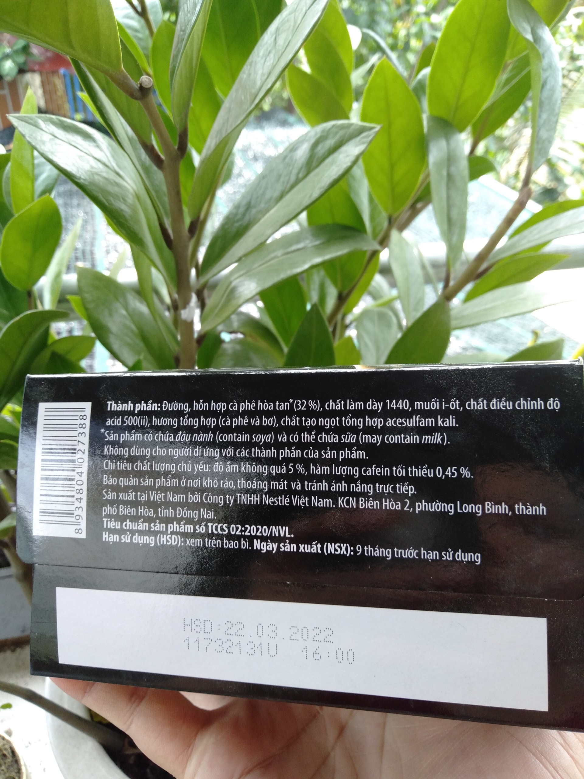 [HCM] Cà phê hòa tan Nescafe -  Cà phê Việt đen đá (Hộp 15 gói x 16 g)
