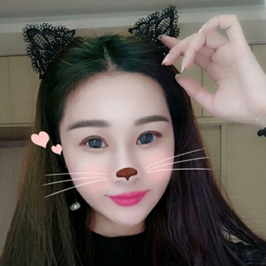 [HCM]Bờm Tóc Cài Tóc Mèo Tai Ren Dễ Thương