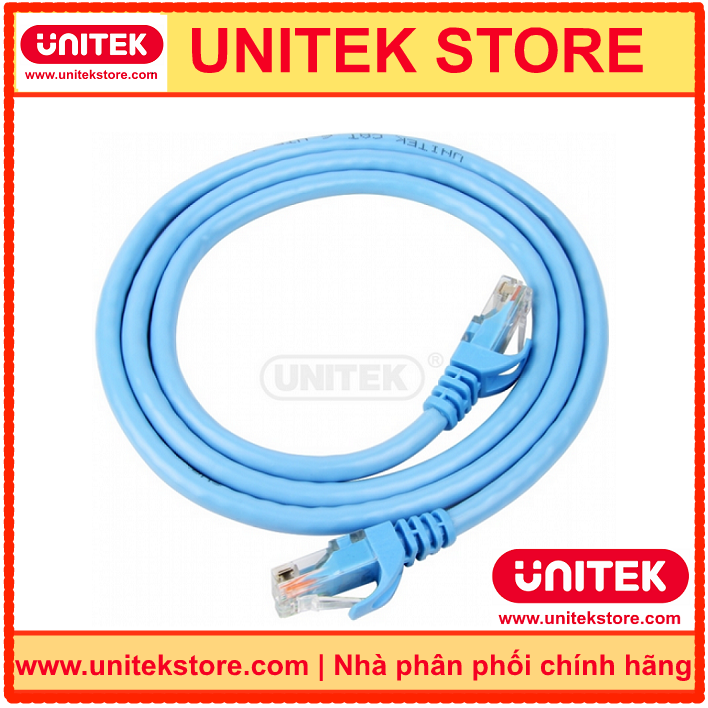 [UNITEK STORE] CÁP MẠNG LAN UTP CAT 6 - 5M UNITEK (Y-C 812ABL)