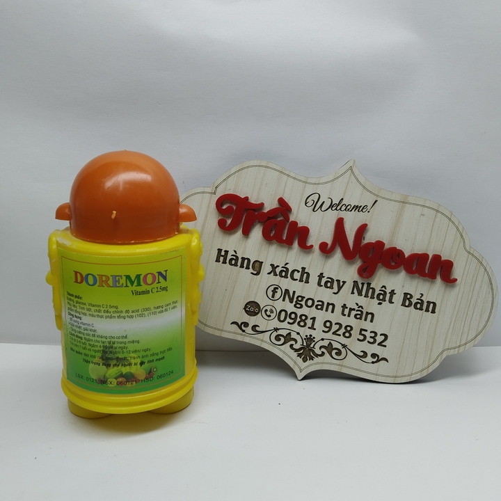 Kẹo Ngậm C Doremon - Lọ 50 viên