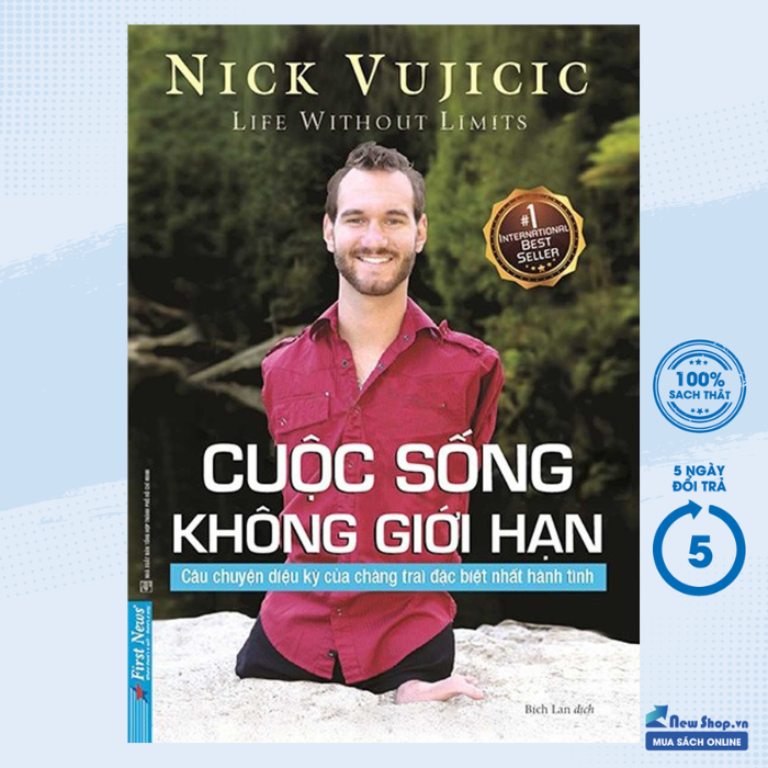 Sách - nick vujicic - cuộc sống không giới hạn - newshop