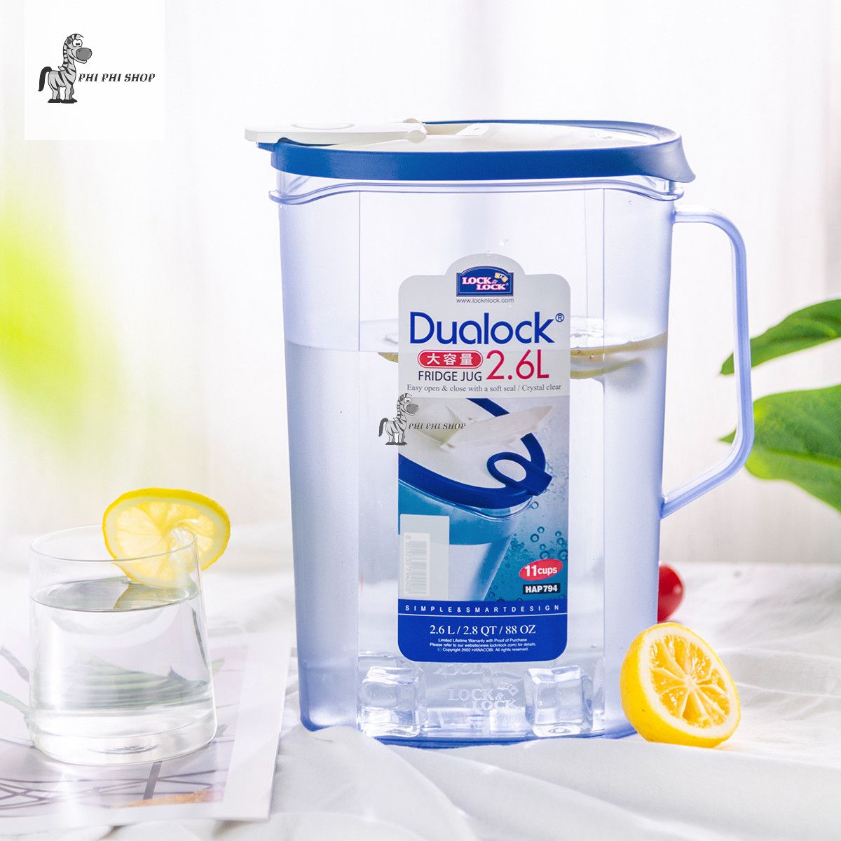 Bình đựng nước Lock&Lock Dual Lock 2,6L HAP794