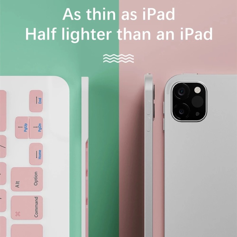 Bàn phím bluetooth không dây mini HP 10 inch / chuột không dây cho điện thoại di động và máy tính bảng, các màu có sẵn