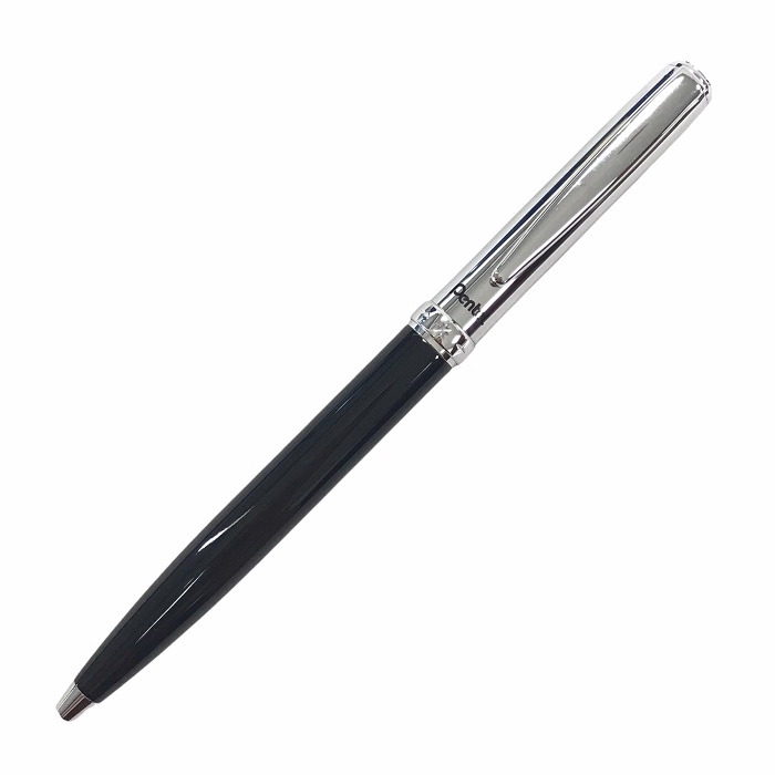 Bút Ký Doanh Nhân Cao Cấp Pentel B830 Ngòi 0.8mm - Dạng Thân Vặn - Mực Bi Xanh - Thân Kim Loại Và Có Ruột Thay Thế