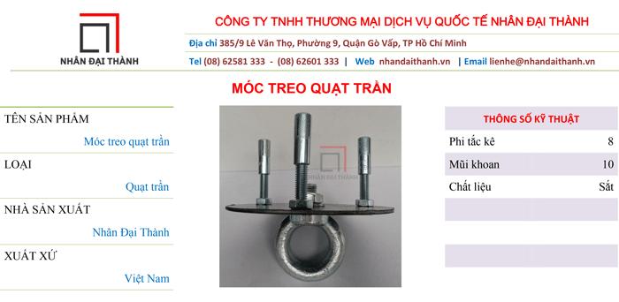 [HCM]MÓC TREO QUẠT TRẦN