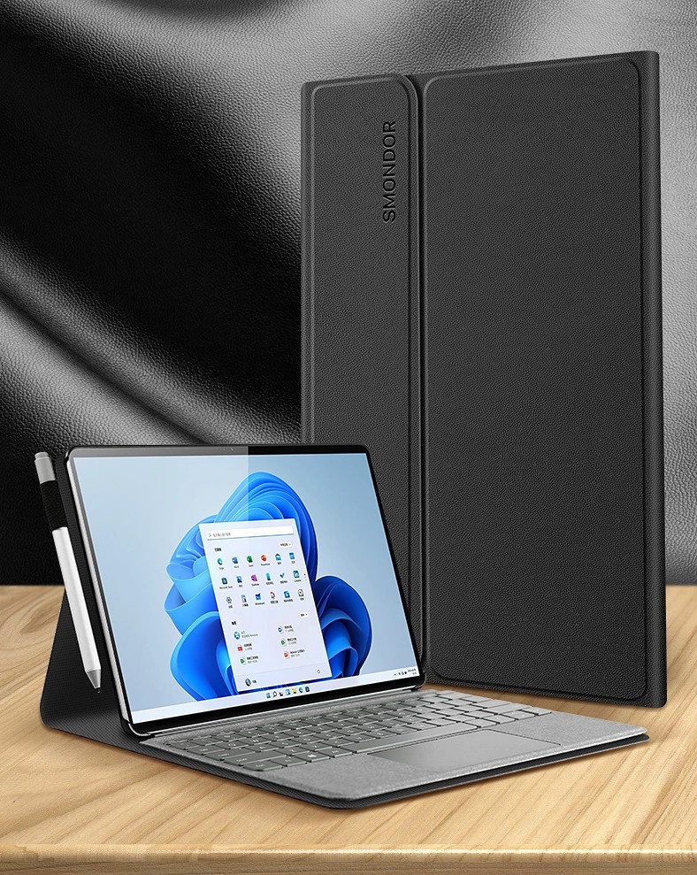 Ốp da , Bao Da cao cấp Smondor cho Surface Pro X 13" (2020 - 2021) - M19