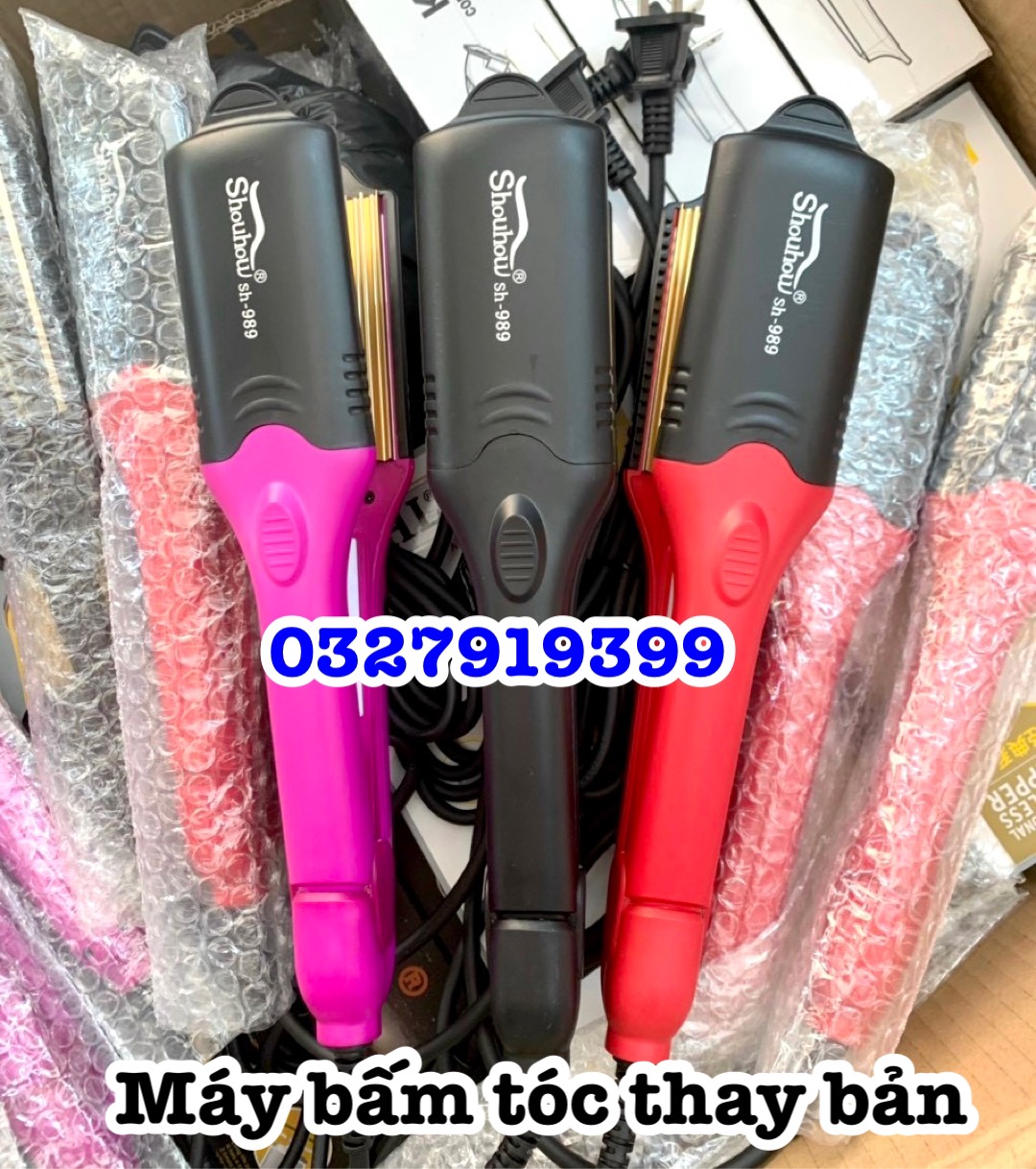Hair Straightener Replaces High-End Model Hq 989 - Specialized Clip Blade, Temperature 140-220 ° C, Capacity 50-100W, Safe to Use, Purple, Black, Red