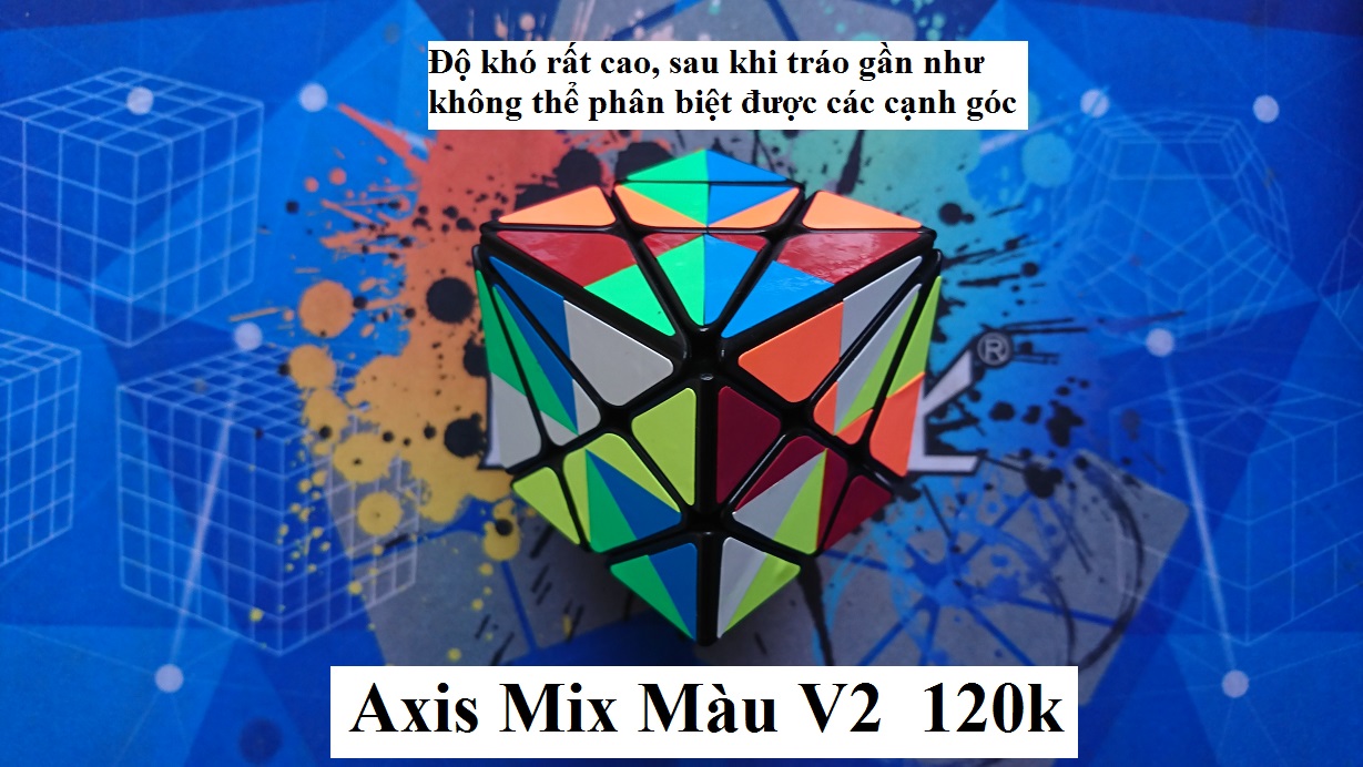 Long Sheng Rubik Axis Mix Màu V2