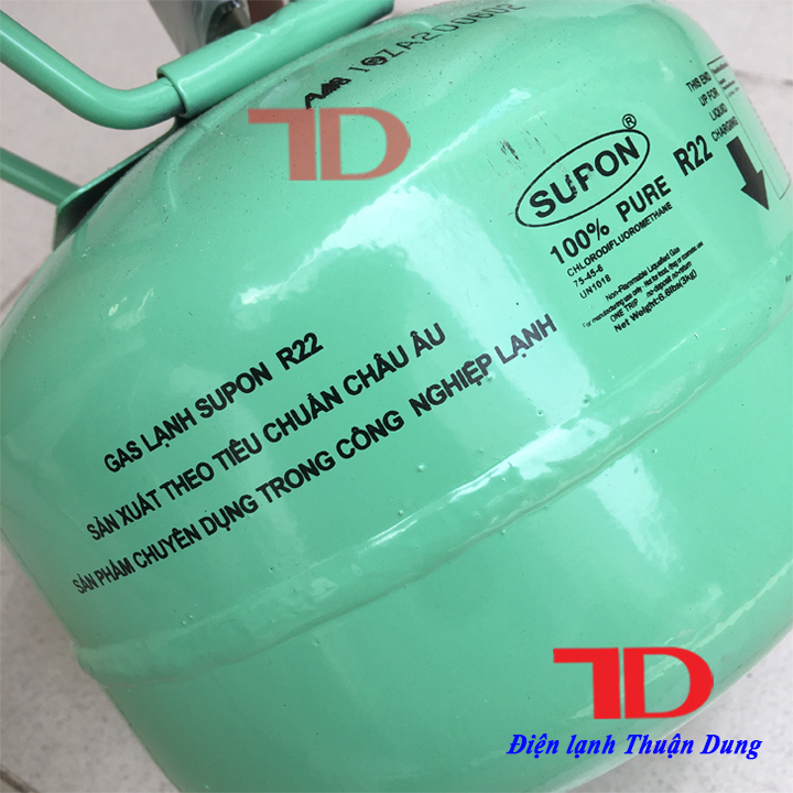 Môi chất lạnh điều hòa R22 SUPON 3KG