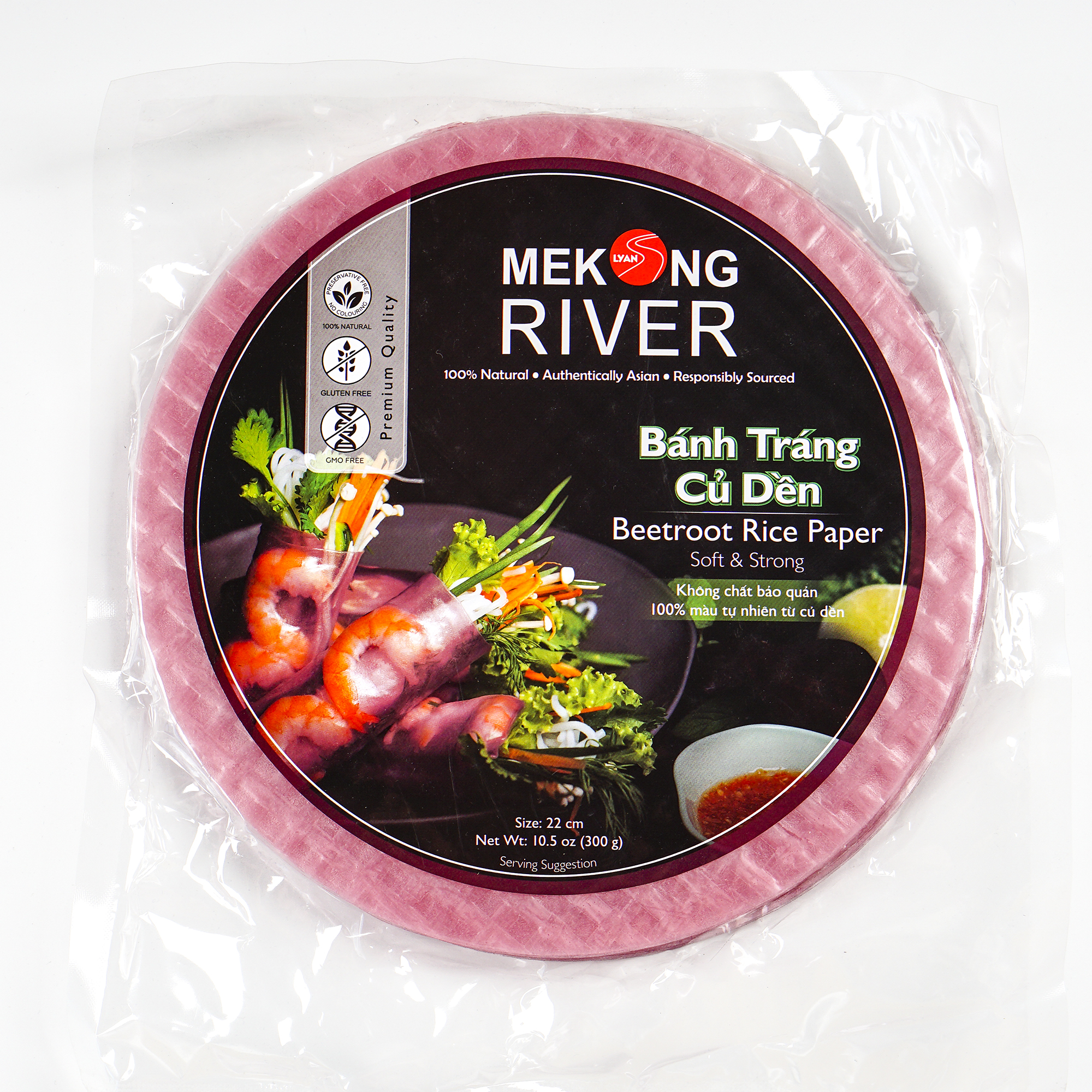 Bánh Tráng Mekong River Củ Dền 22cm
