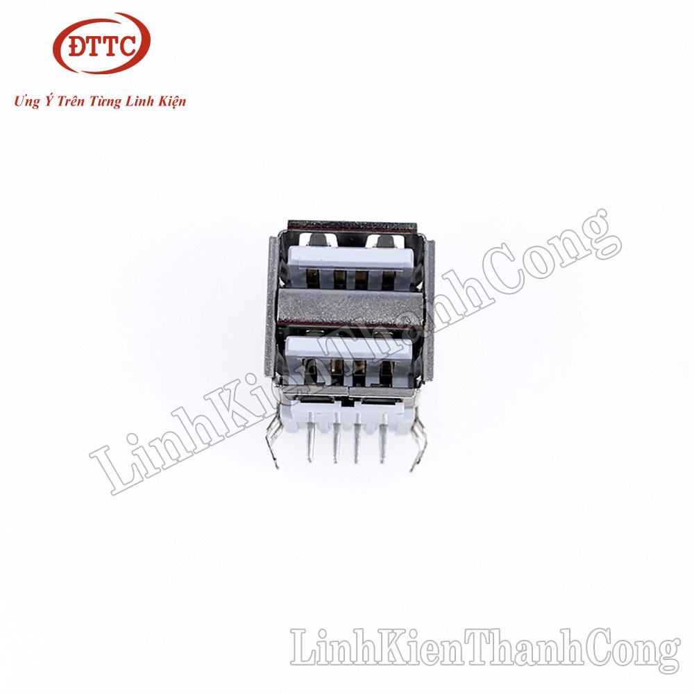 Cổng USB Cái 2.0 Loại Cắm 2 Cổng Type A 8 Chân