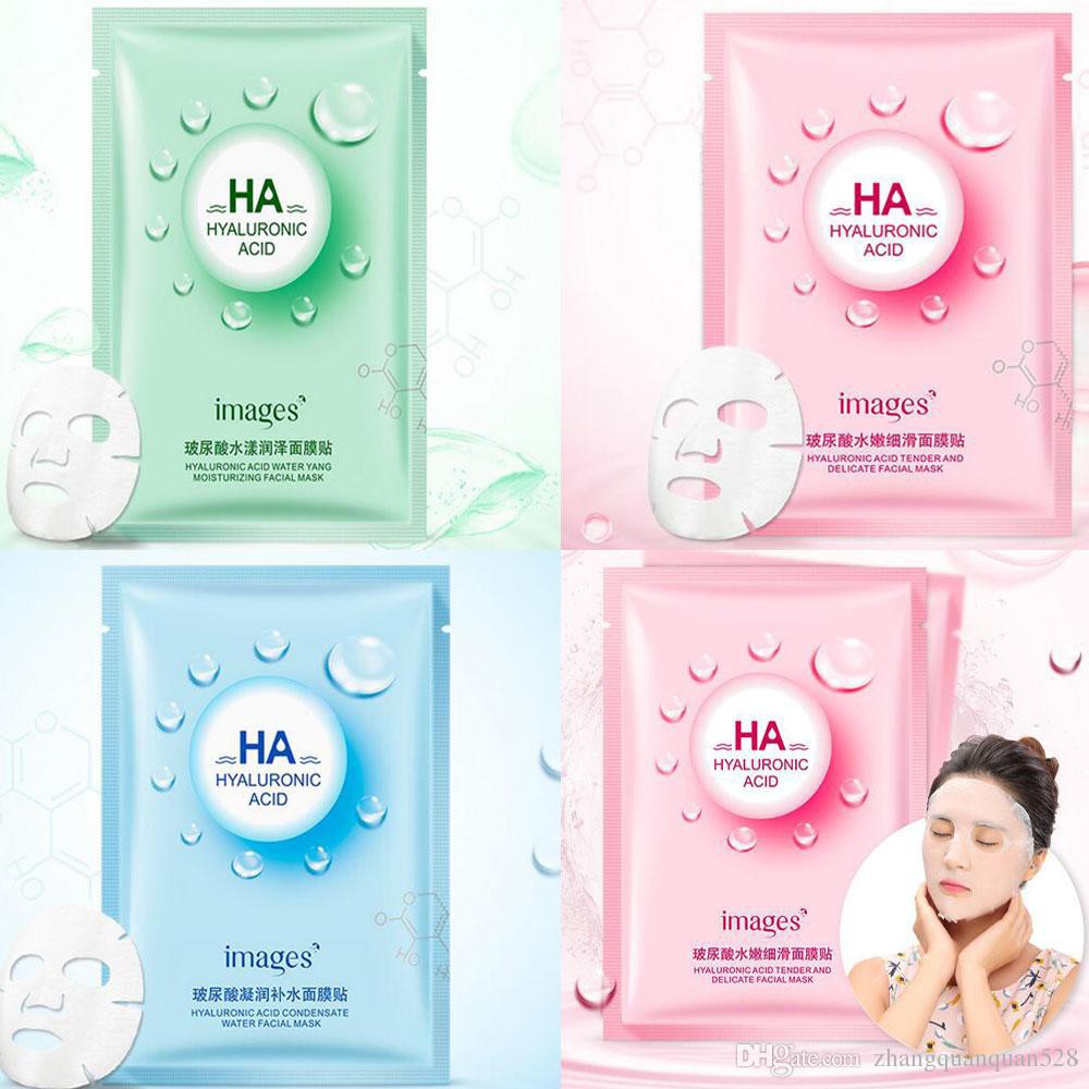 Mặt Nạ HA Cấp Nước Dưỡng Da Căng Mịn Màng ( hồng )