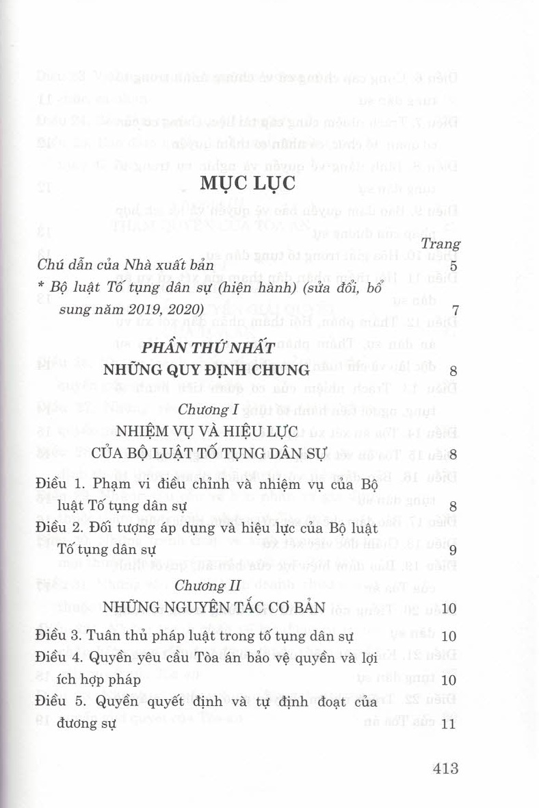 Bộ Luật Tố Tụng Dân Sự (Hiện Hành) (Sửa Đổi, Bổ Sung Năm 2019, 2020)