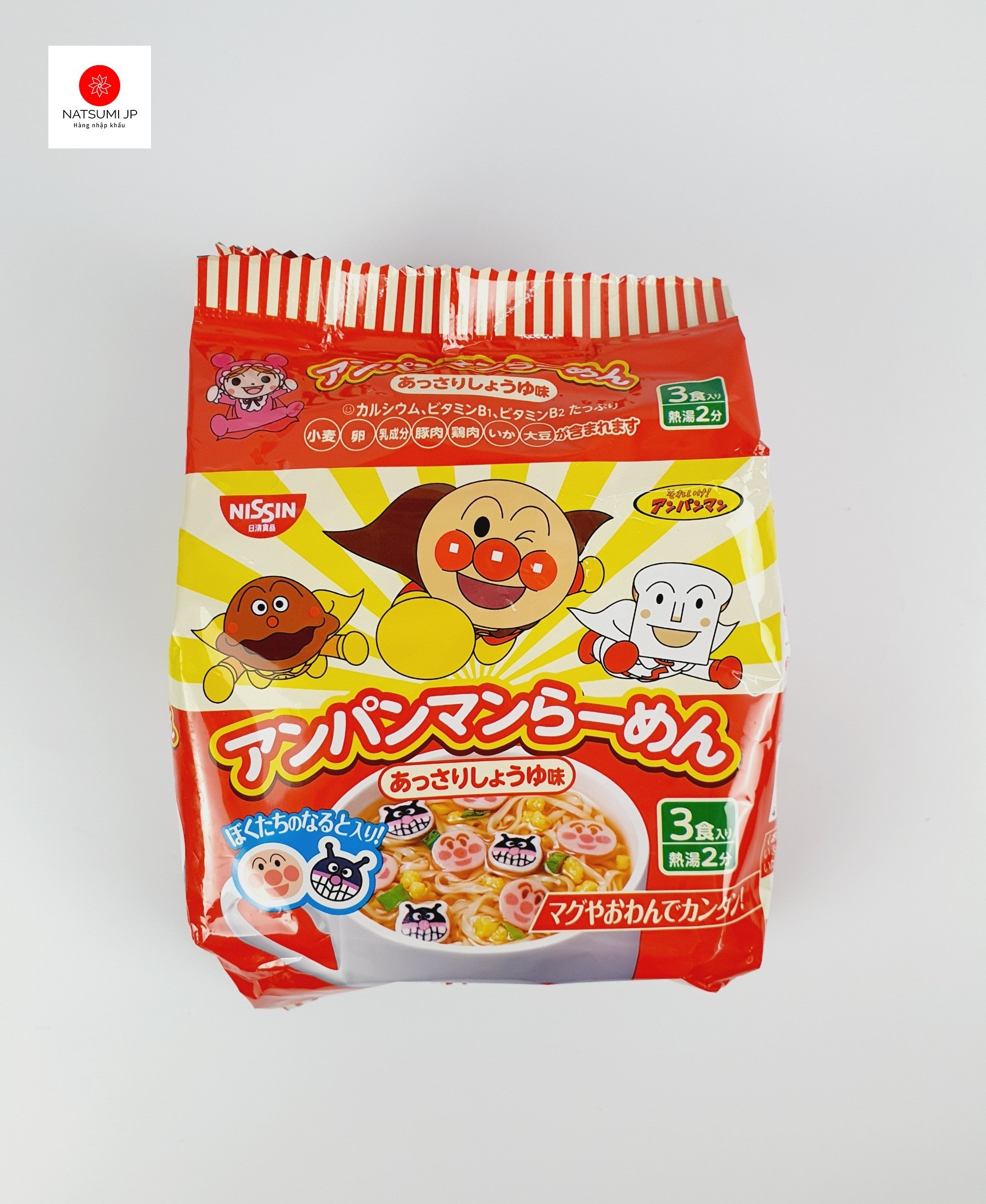 Mì chú hề apaman nissin, mì ăn dặm cho bé 90g nhật bản