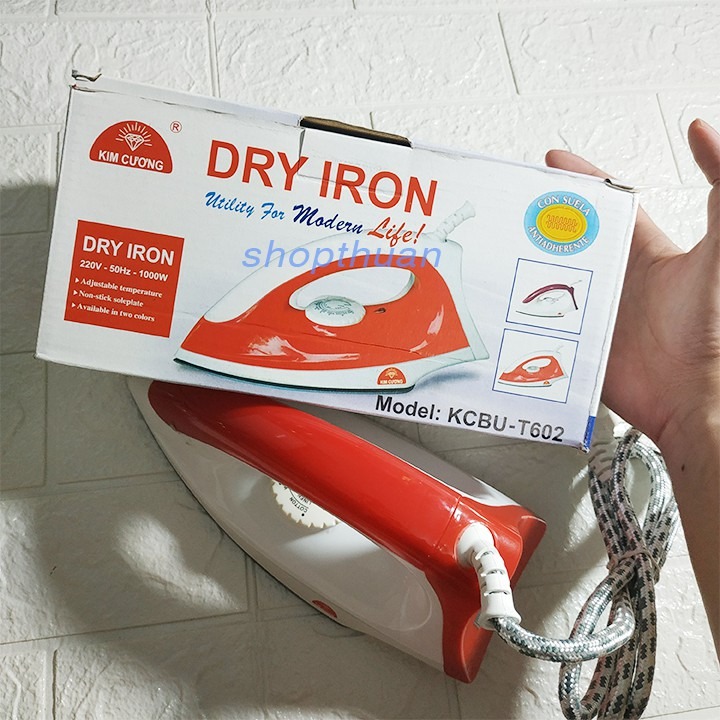 Bàn ủi (bàn là) khô KIM CƯƠNG - CÔNG SUẤT 1000W