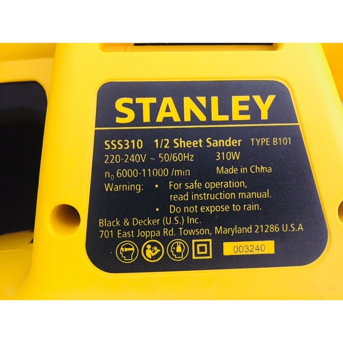 [HCM]Máy chà nhám cầm tay 1/2 Stanley SSS310-B1