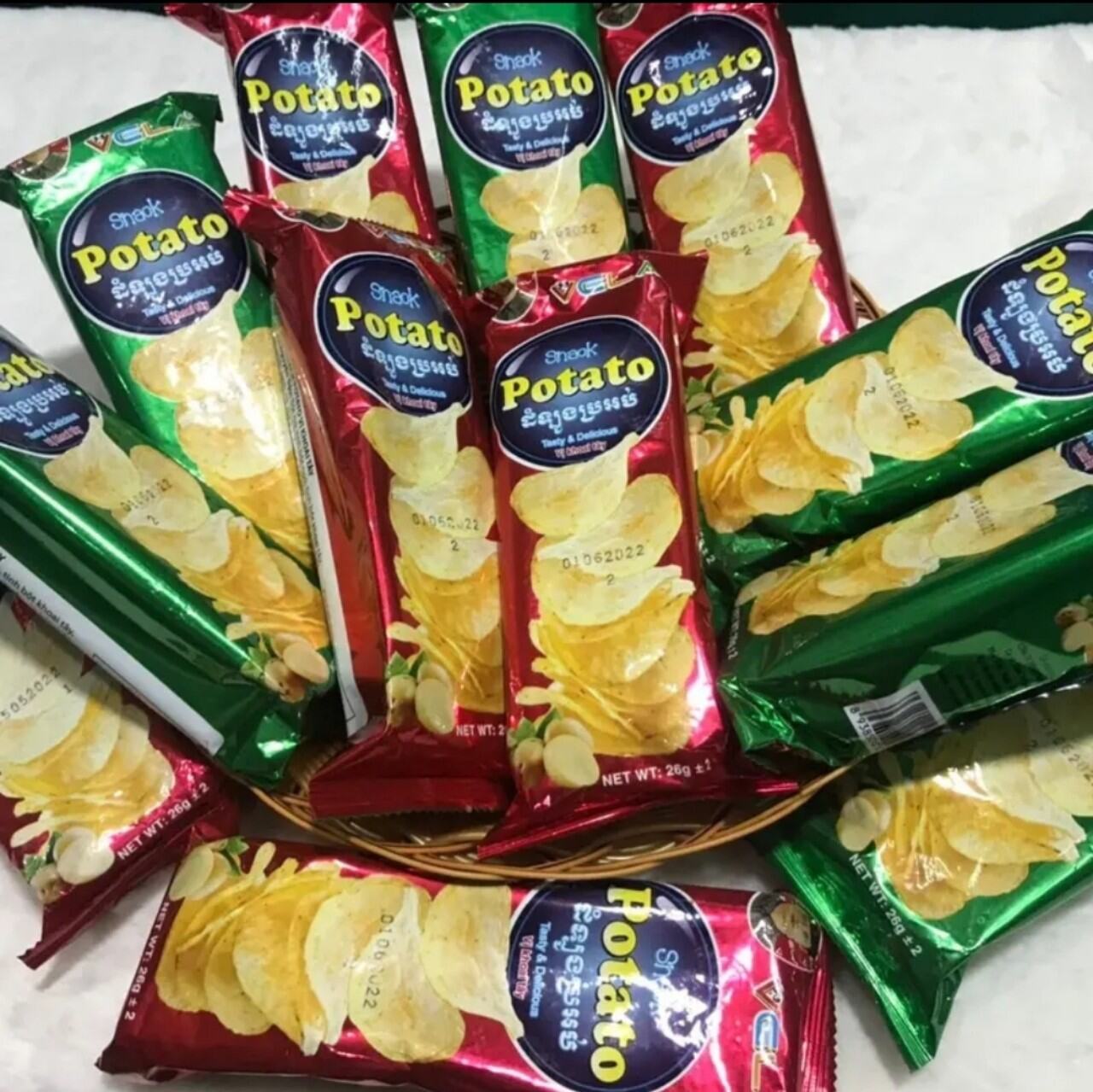 Snack khoai tây chiên combo10g