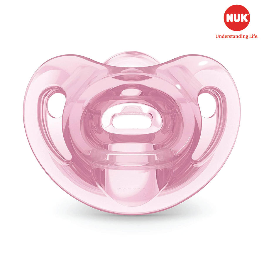 TI GIẢ NUK SENSITIVE SILICONE 6-18M