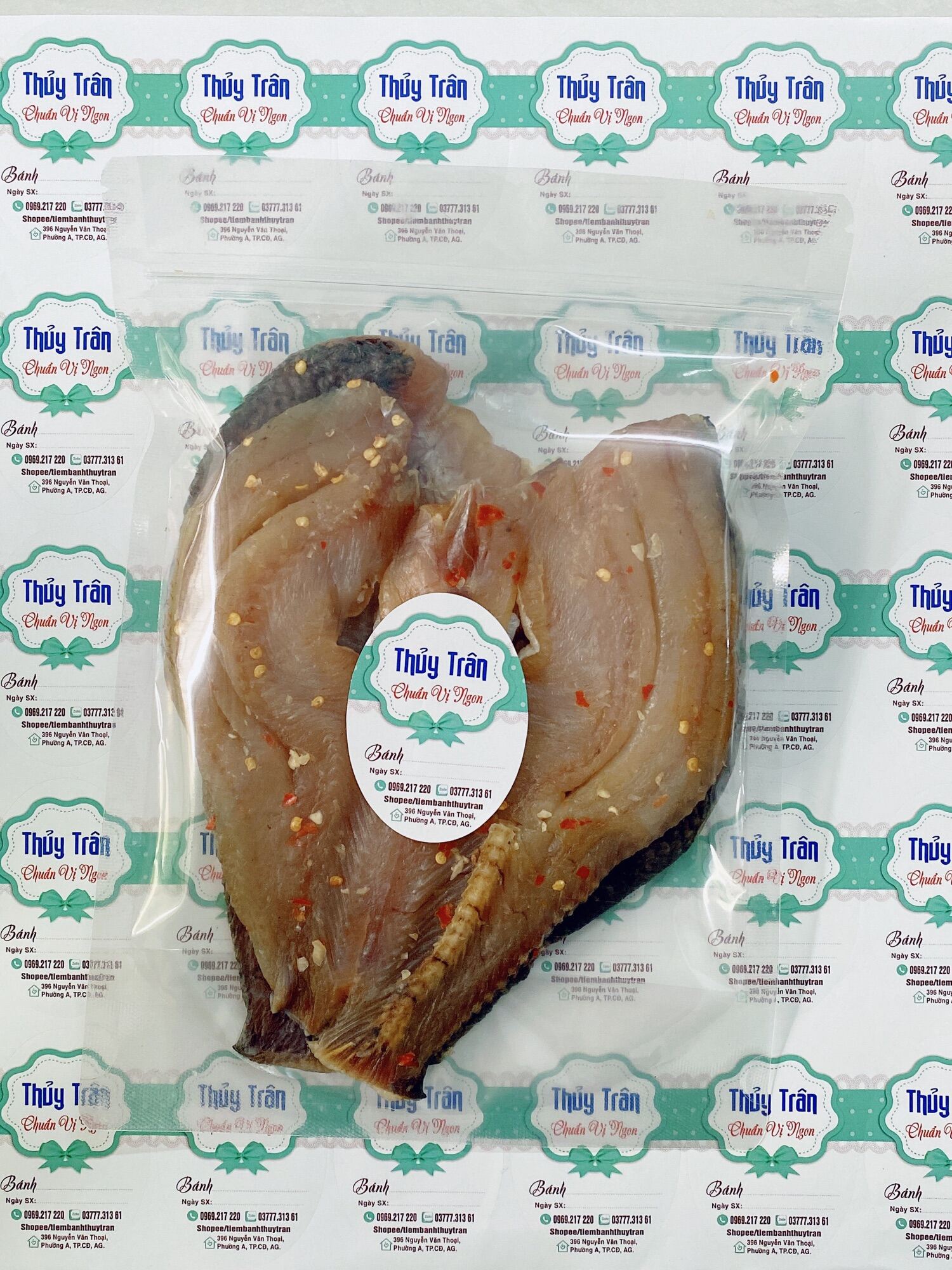 500gr Khô cá lóc làm nhà gốc Châu Đốc (loại 4-5 con/kg).